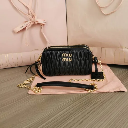 Miu Miu Original Camera Bag Authentic Matelasse Luxury