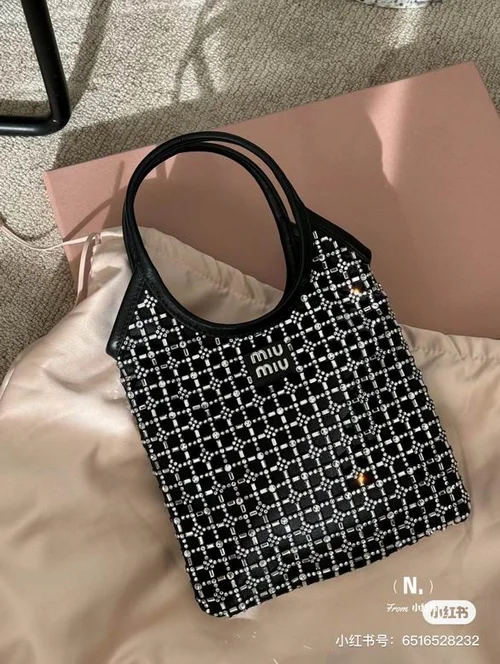 Miu Miu Original Underarm Pouch Authentic Matelasse Leather