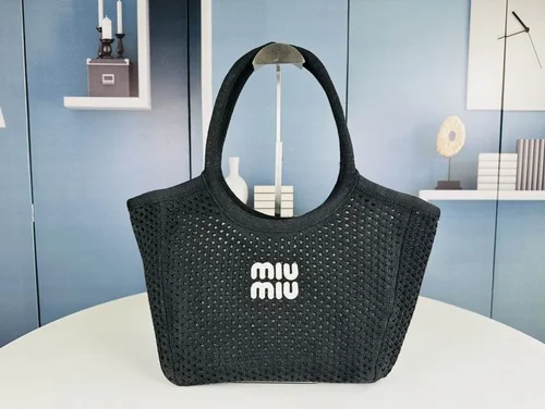 11 Miu Miu Basket Bag Medium Women Luxury Raffia Designer