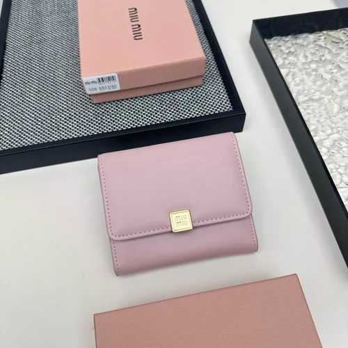 Miu Miu Original Women's Wallet Authentic Matelasse Leather