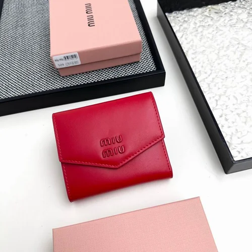 Miu Miu Original Women's Wallet Authentic Matelasse Leather