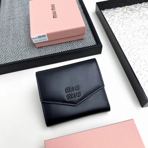 Miu Miu Original Women's Wallet Authentic Matelasse Leather