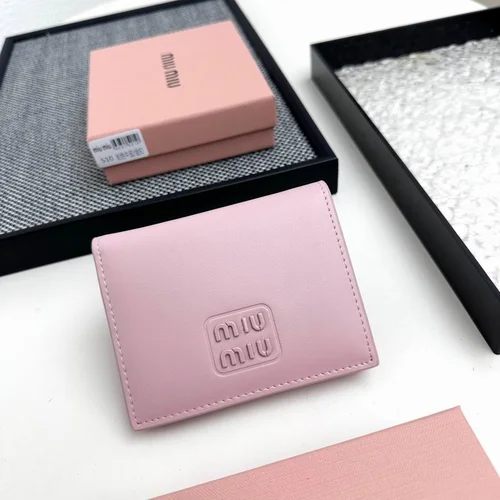 Miu Miu Original Women's Wallet Authentic Matelasse Leather