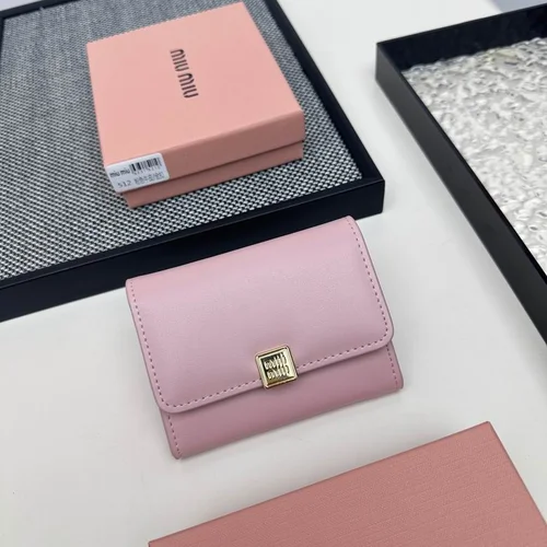 Miu Miu Original Women's Wallet Authentic Matelasse Leather