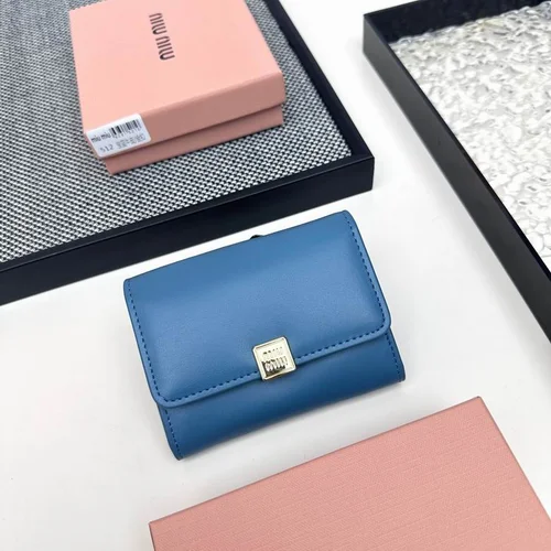 Miu Miu Original Women's Wallet Authentic Matelasse Leather