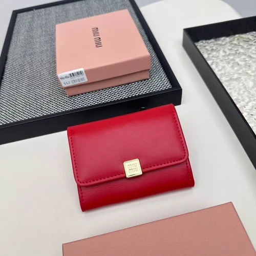 Miu Miu Original Women's Wallet Authentic Matelasse Leather