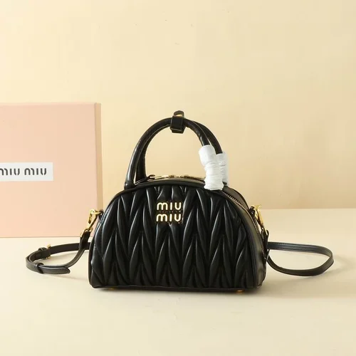 11 Miu Miu Dumpling Bag Medium Women Luxury Nappa Leather