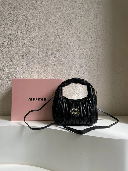 11 Miu Miu Wander Matelasse Hobo Bag Women Luxury Leather