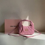 11 Miu Miu Wander Matelasse Hobo Bag Women Luxury Leather