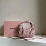 11 Miu Miu Wander Matelasse Hobo Bag Women Luxury Leather