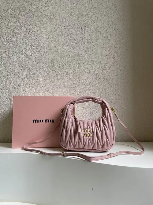 11 Miu Miu Wander Matelasse Hobo Bag Women Luxury Leather