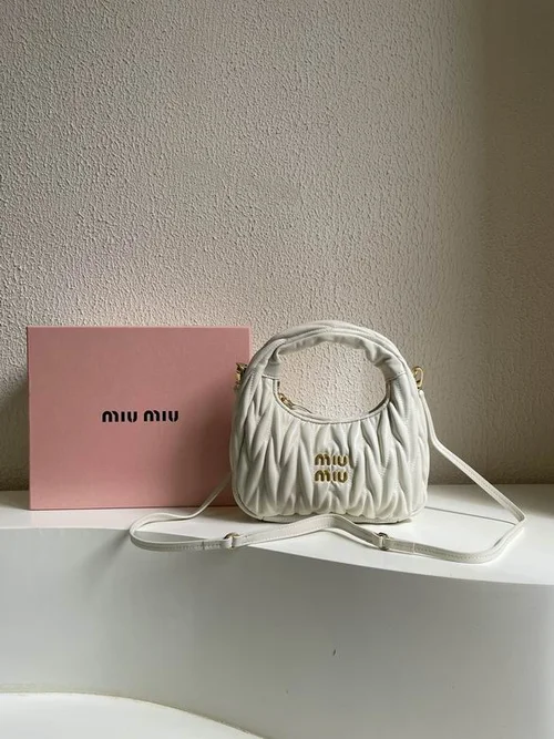 11 Miu Miu Wander Matelasse Hobo Bag Women Luxury Leather