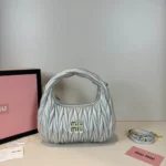 11 Miu Miu Wander Matelasse Hobo Bag Women Luxury Leather