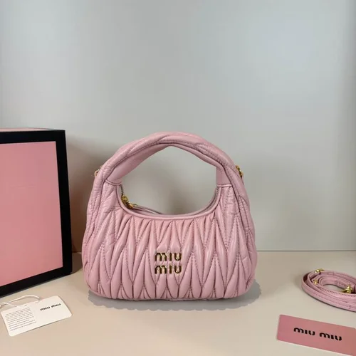 11 Miu Miu Wander Matelasse Hobo Bag Women Luxury Leather