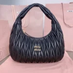 Miu Miu Original Wander Hobo Bag Authentic Matelasse