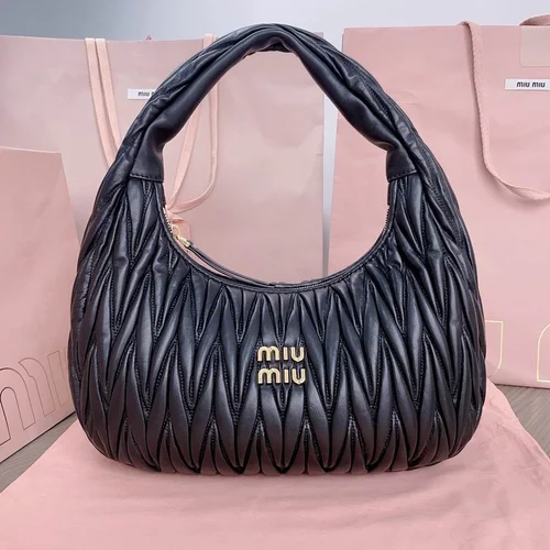 Miu Miu Original Wander Hobo Bag Authentic Matelasse