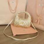 Miu Miu Original Wander Hobo Bag Authentic Matelasse