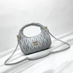 Miu Miu Original Wander Hobo Bag Authentic Matelasse