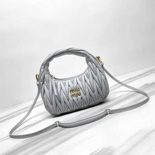 Miu Miu Original Wander Hobo Bag Authentic Matelasse