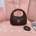Miu Miu Original Wander Hobo Bag Authentic Matelasse