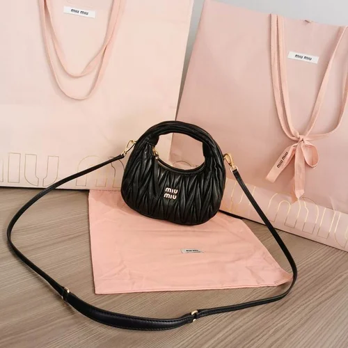 Miu Miu Original Wander Hobo Bag Authentic Matelasse
