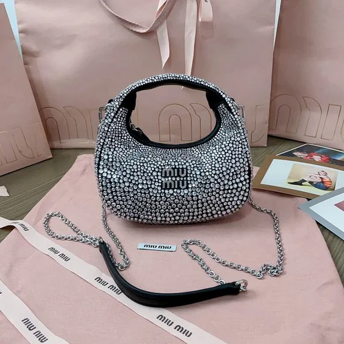 Miu Miu Original Wander Hobo Bag Authentic Matelasse