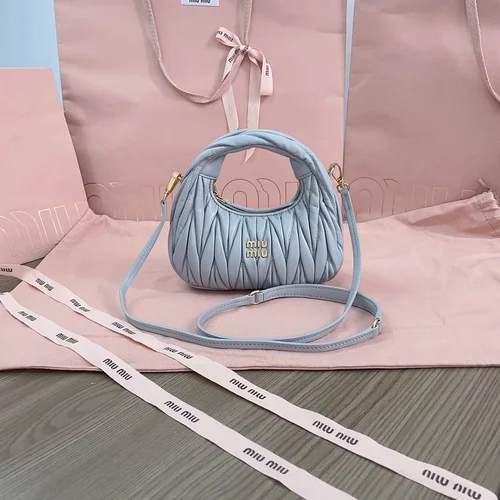 Miu Miu Original Wander Hobo Bag Authentic Matelasse