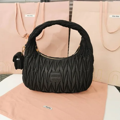 Miu Miu Original Wander Hobo Bag Authentic Matelasse