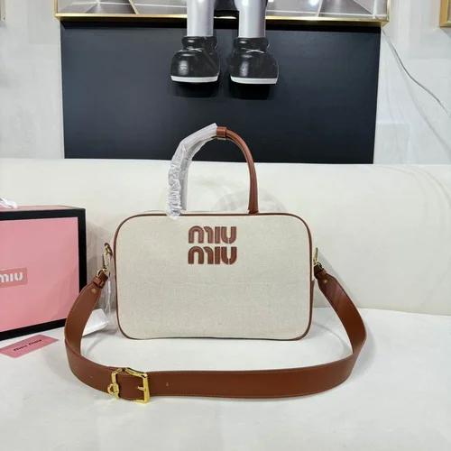 11 Miu Miu Bowling Bag Medium Women Luxury Matelasse Leather