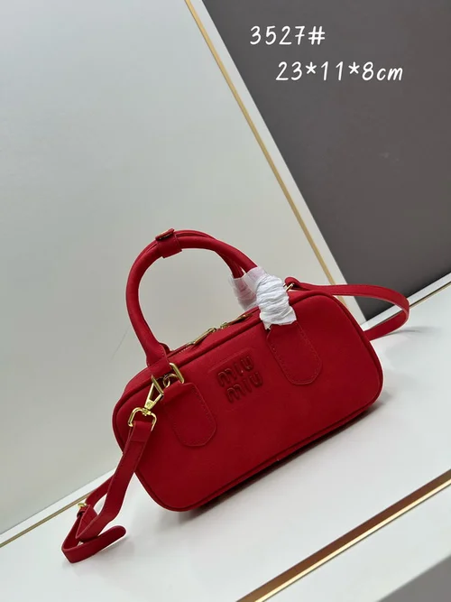 11 Miu Miu Bowling Bag Medium Women Luxury Matelasse Leather