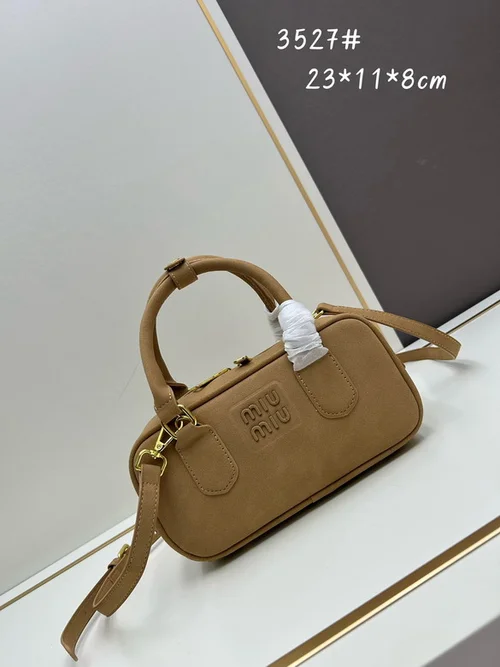 11 Miu Miu Bowling Bag Medium Women Luxury Matelasse Leather