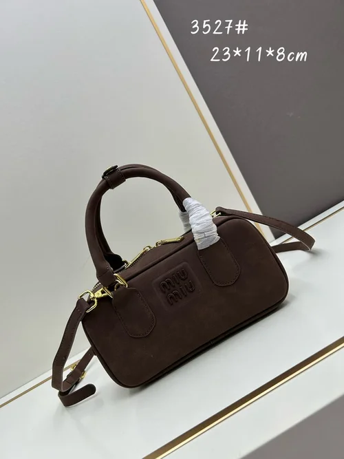 11 Miu Miu Bowling Bag Medium Women Luxury Matelasse Leather