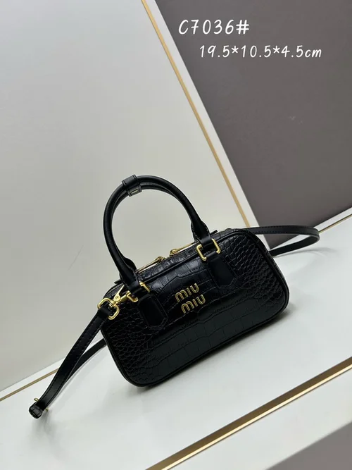 11 Miu Miu Bowling Bag Medium Women Luxury Matelasse Leather