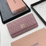 11 Miu Miu Women's Wallet Luxury Matelasse Leather Designer