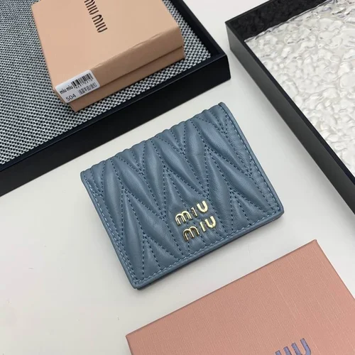 11 Miu Miu Women's Wallet Luxury Matelasse Leather Designer