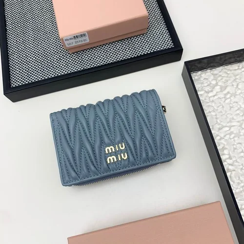 11 Miu Miu Women's Wallet Luxury Matelasse Leather Designer
