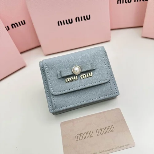 11 Miu Miu Women's Wallet Luxury Matelasse Leather Designer