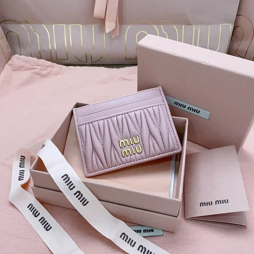 11 Miu Miu Women's Wallet Luxury Matelasse Leather Designer