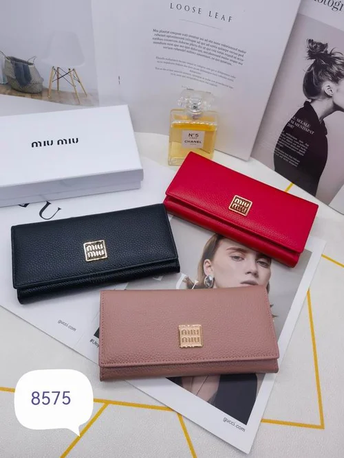 11 Miu Miu Women's Wallet Luxury Matelasse Leather Designer