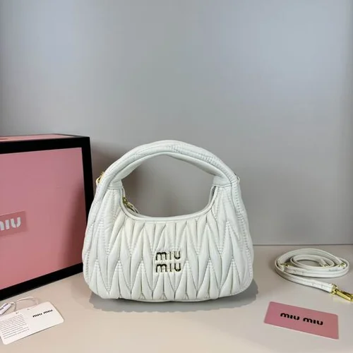 11 Miu Miu Underarm Pouch Small Women Luxury Matelasse
