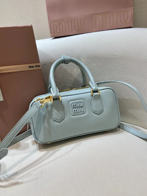 Miu Miu Original Bowling Bag Authentic Matelasse Luxury