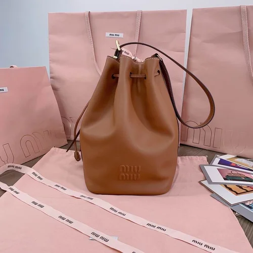 Miu Miu Original Bucket Bag Authentic Matelasse Leather