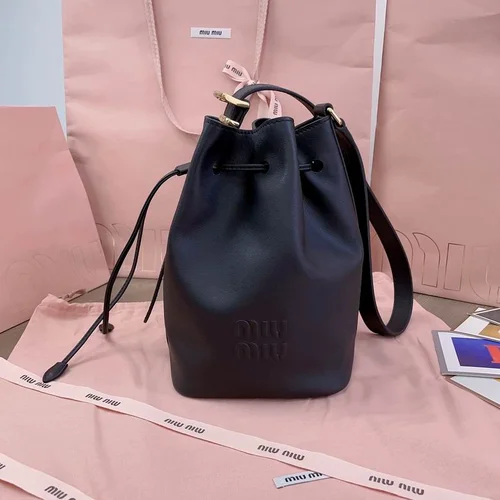 Miu Miu Original Bucket Bag Authentic Matelasse Leather