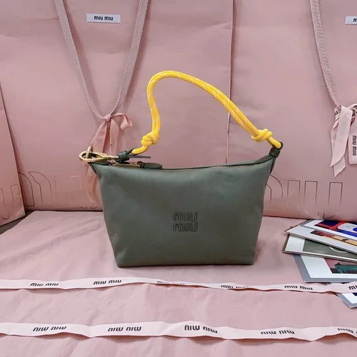 Miu Miu Original Underarm Pouch Authentic Matelasse Leather