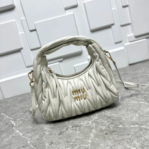 Miu Miu Original Wander Hobo Bag Authentic Matelasse