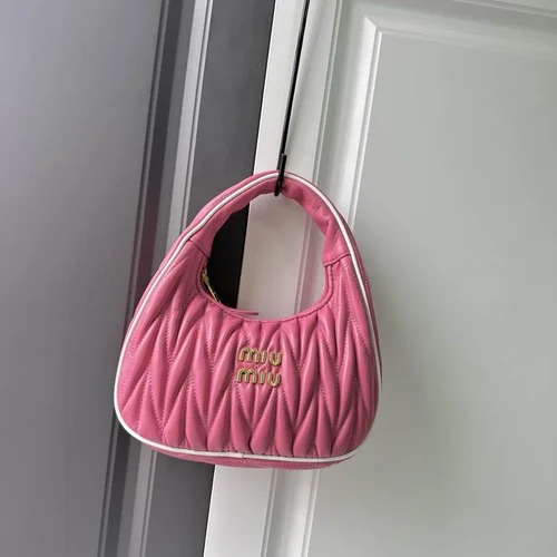 Miu Miu Original Wander Hobo Bag Authentic Matelasse