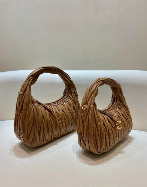 Miu Miu Original Wander Hobo Bag Authentic Matelasse