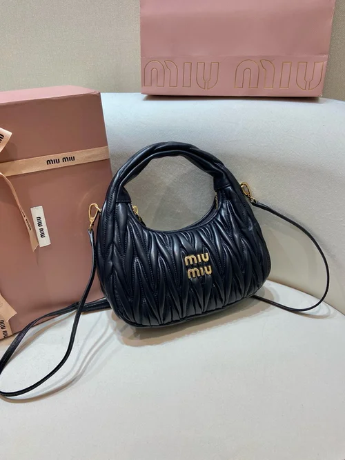 Miu Miu Original Wander Hobo Bag Authentic Matelasse