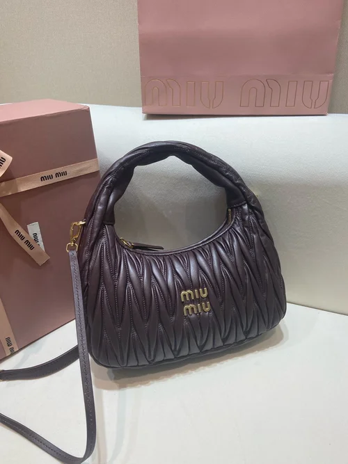 Miu Miu Original Wander Hobo Bag Authentic Matelasse