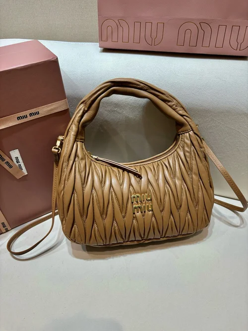 Miu Miu Original Wander Hobo Bag Authentic Matelasse